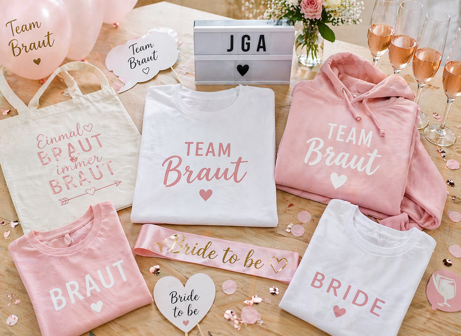 Projekt für JGA Bekleidung